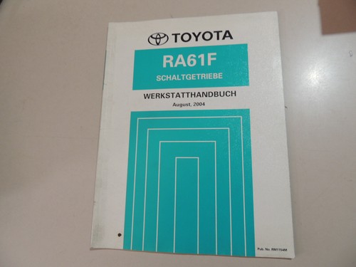 Werkstatthandbuch toyota land - werkstatthandbuch,