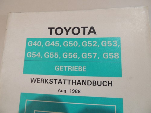 Werkstatthandbuch toyota - werkstatthandbuch,